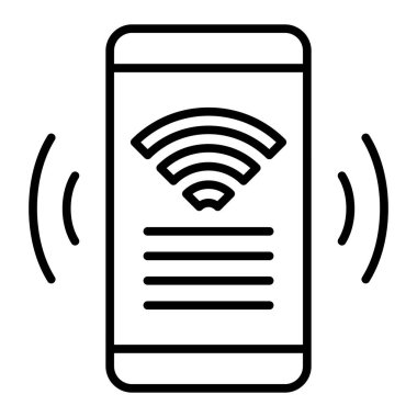 wifi icon vector isolated on white background for your web and mobile app design, smartphone logo concept