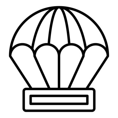 Bir hediye kutusu simgesinin vektör çizimi