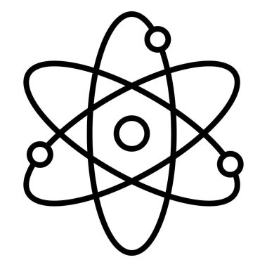 atom. Web simgesi basit tasarım