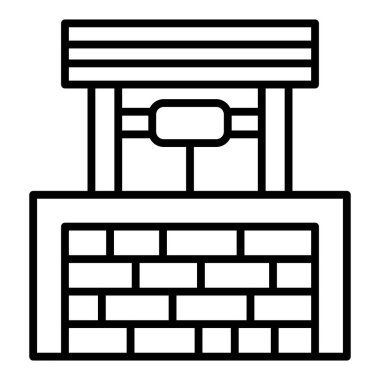 Bina. Web simgesi basit illüstrasyon