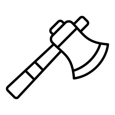 balta vektörü ince çizgi simgesi