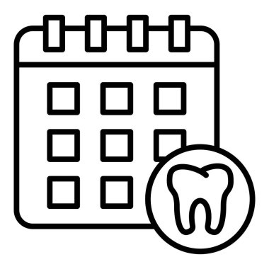 outline calendar icon vector. thin line sign. isolated contour symbol illustration
