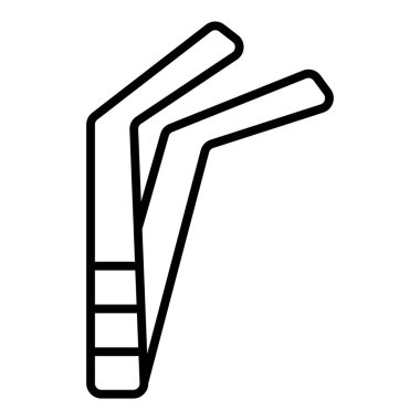 Bir ip simgesinin vektör illüstrasyonu