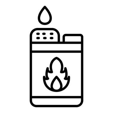 Tek mum simgesinin vektör illüstrasyonu