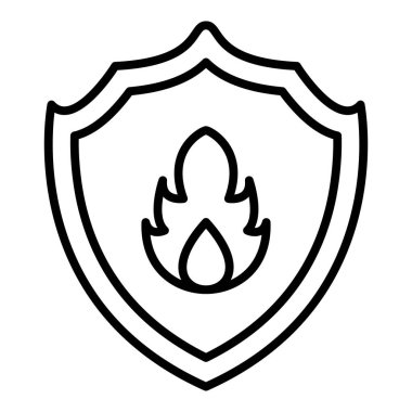 kalkan ikon vektör illüstrasyonu