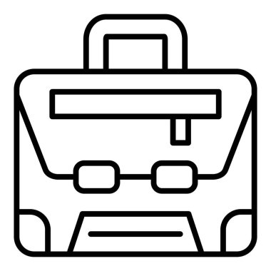 evrak çantası ikonu vektör illüstrasyonu