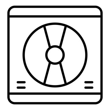 cd simge vektör illüstrasyonu