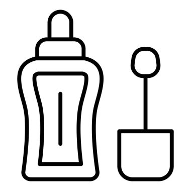 Parfüm. Web simgesi basit illüstrasyon