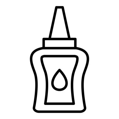 Yapıştırıcı. Web simgesi basit illüstrasyon