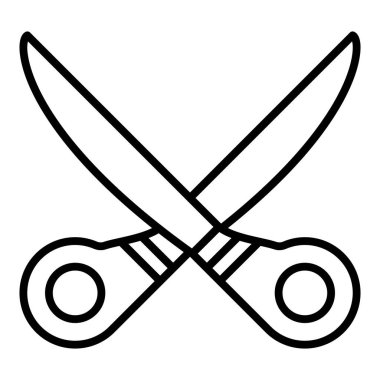 Bıçak. Web simgesi basit tasarım