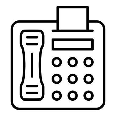 - Telefon. Web simgesi basit illüstrasyon