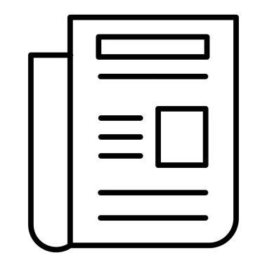 Belge. Web simgesi basit illüstrasyon