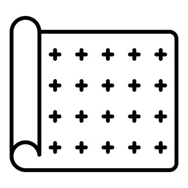 Matematik. Web simgesi basit illüstrasyon