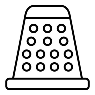 grater icon. outline illustration of towel vector icons for web