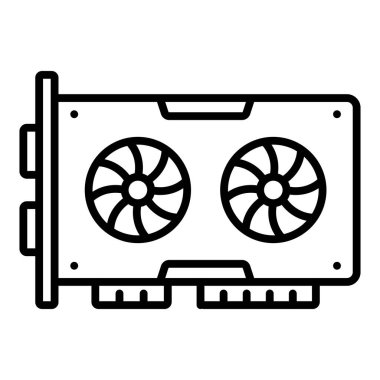 fan icon vector isolated on white background, cooler transparent sign