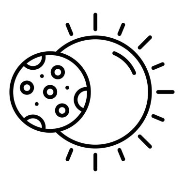 Güneş. Web simgesi basit tasarım