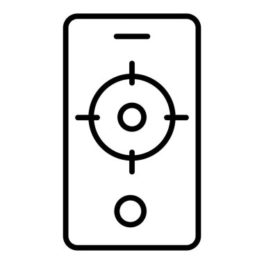 hedef simge vektör illüstrasyonu