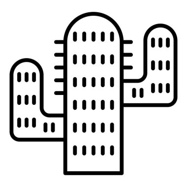 Bina. Web simgesi basit illüstrasyon