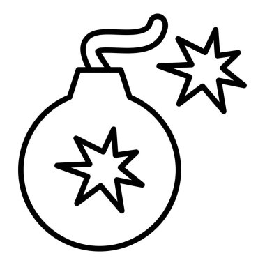 star icon in comic style. simple illustration of bomb vector symbol for web