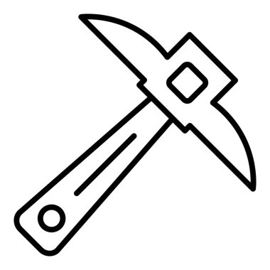 Kerpeten. Web simgesi basit illüstrasyon