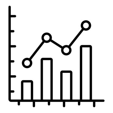 iş grafiği vektör illüstrasyonu