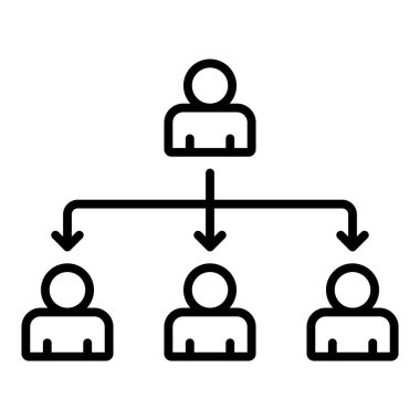 İnsan simgesinin vektör illüstrasyonu