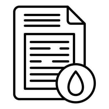 belge simgesi vektörü web ve mobil uygulama tasarımınız için beyaz arkaplanda izole edildi, dosya logosu kavramı