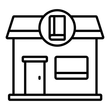 Depo simgesi vektör illüstrasyonu