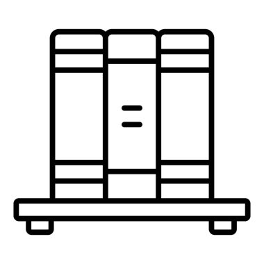 Modern b 'nin vektör illüstrasyonunda kitabın eksik simgesi