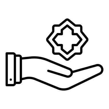 Bir anahtar simgesini tutan el