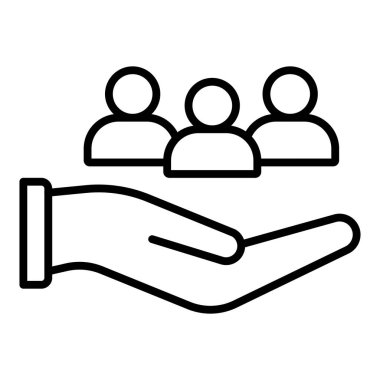 İş ve finans simgesinin vektör illüstrasyonu