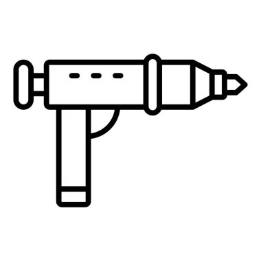 matkap simgesi. özet vektör illüstrasyonu