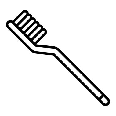 toothbrush icon. outline illustration of brush vector icons for web