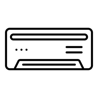 Klima simgesi, vektör illüstrasyonu