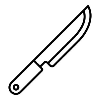 Bıçak ikonu. vektör illüstrasyonu