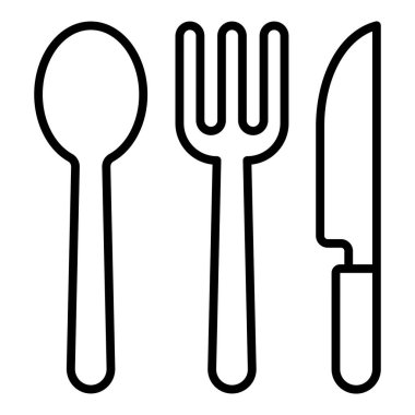 fork and knife icon. cutlery spoon and cooking theme. isolated design. vector illustration