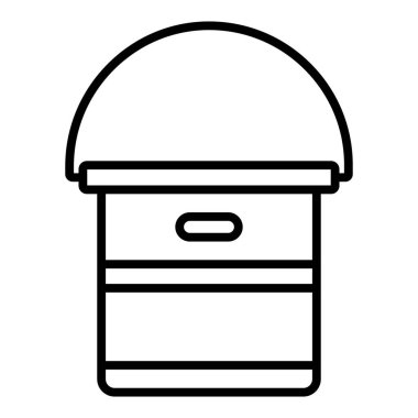 yiyecek dağıtım simgesi vektör illüstrasyonu