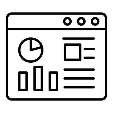 Web simgesi vektör illüstrasyonu