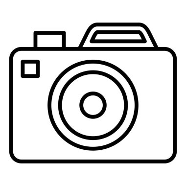 kamera simgesi vektör illüstrasyonu