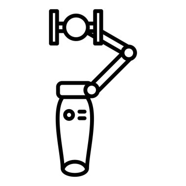 Robot simgesinin vektör illüstrasyonu