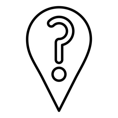 Soru işareti. Basit tasarım