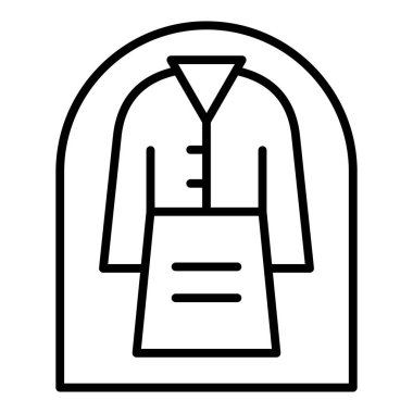 Kumaş. Web simgesi basit illüstrasyon