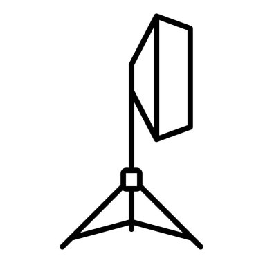 Modern ve ofis simgesinin vektör illüstrasyonu