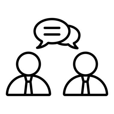 konuşma simge vektör çizim