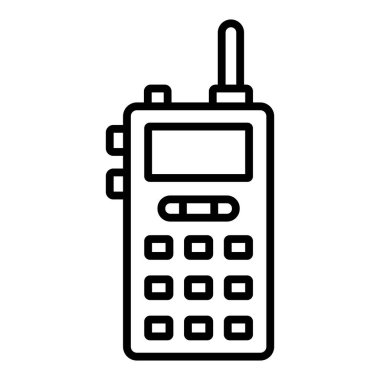 Telsiz ikonu. hat telefon vektör sembolü.