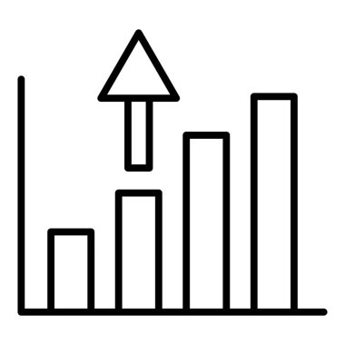 grafik ikonu vektör illüstrasyonu