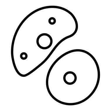 Balık. Web simgesi basit illüstrasyon