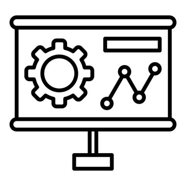 analitik vektör çizgisi simgesi