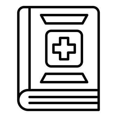 kitap simgesi vektör illüstrasyonu