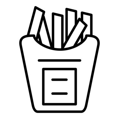 fast food. Basit resimleme